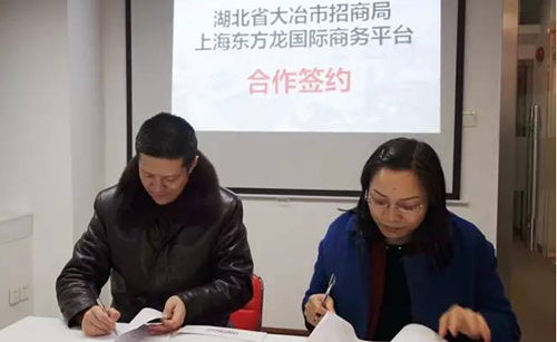 湖北省大冶市与东方龙商务达成委托招商引资合作，高效对接世界500强企业项目