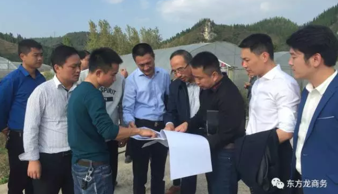 陪同高效农业全国布点投资选址项目与贵州玉屏侗族自治县签订投资意向协议