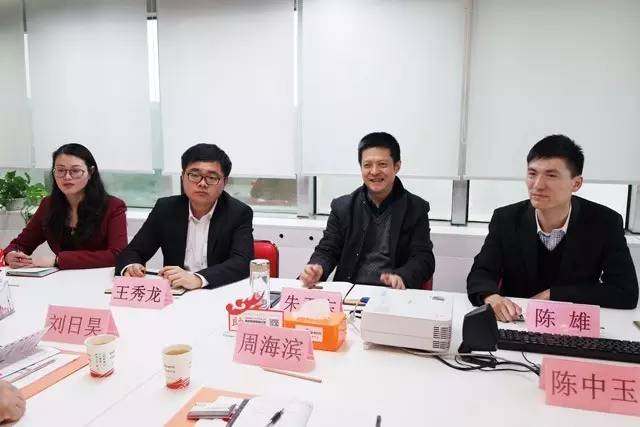 中共洪泽县委常委周海滨带队考察上海东方龙商务国际平台
