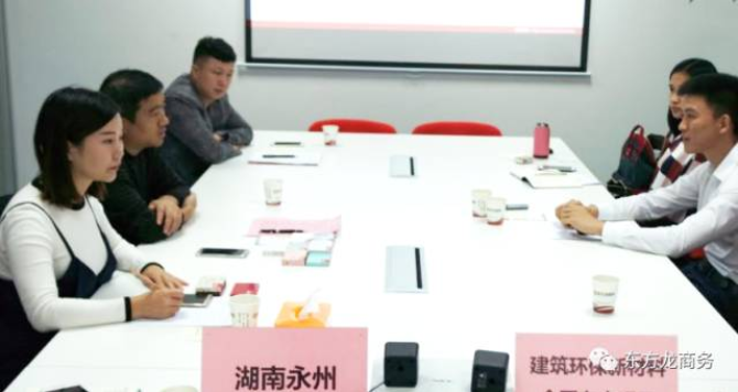 上海总部举行建筑环保新材料全国布点投资选址项目的政府对接会，近期将尽快安排双向考察